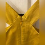 Ann Taylor  Vibrant Yellow Mustard Backless Dress Photo 1