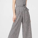 Club Monaco ‎ gingham sleeveless jumpsuit wide leg cropped Photo 0