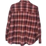 Madewell Women’s Medium Flannel Oversized Ex-Boyfriend Swing Shirt Buffalo Check Photo 6