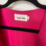 Line and Dot  Fuchsia Pink Ruffle 'Cherie' Wrap Dress Sz Small Photo 5