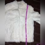 Bryant Park Off white Fur coat sz Medium Photo 6