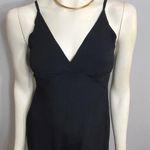 Forever 21 Little Black Strappy Plunging Neck Jumpsuit Sz Small Photo 4