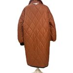 Veronica Beard Shanna Multicolored Plaid Reversible Puffer Oversized Jacket Coat Photo 3