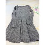Dolan Left Coast Collection Dress Fit and Flare Long Sleeve Striped S Gray Photo 1