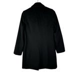 Boutique Chatelaine Ravi Black Wool Asymmetrical Mid Length Winter Coat 90/8 Photo 1