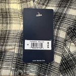 Lucky Brand  Plaid Flannel Raw Hem Button Down Shirt NEW Photo 2