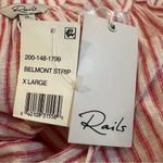 Rails  Women's Jasmine Smocked Linen Mini Dress in Belmont Stripe Size XL NWT Photo 8