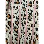 Victoria's Secret Victoria Secret Long Sleeve Button Down Nightgown Sleep Dress Leopard Pink Photo 4