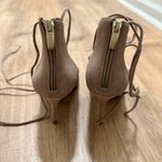 Vince Camuto | Women's Brown Lace-Up Heels Photo 3