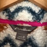 Eddie Bauer  Quarter Zip Women’s Fleece Sherpa Aztec Pullover Multicolor Size S Photo 7