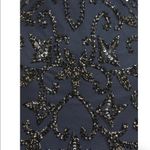Pisarro Nights Beaded Mesh Column Gown Dark Navy 6 NWOT Photo 5