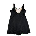 Modest Swimsuit Size US M L Korean 3XL One Piece Korean Black Floral Boyshort Size L Photo 1