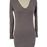 BCBGMAXAZRIA grey long sleeve sweater size Medium Photo 0
