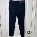 EXPRESS NWOT  women’s solid black skinny mid‎ rise stretch denim jeans pants 0 Photo 4
