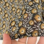 Molly Bracken ModCloth  Sunflower Print Ruffled Blouse Womens S Floral Romantic Photo 3