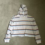 Sky And Sparrow  striped crop hoodie Photo 0
