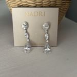 NADRI Cubic Zirconia Teardrop Earrings, BRAND NEW, $90 Silver Photo 3