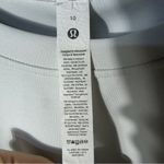 Lululemon Softstreme Gathered T-Shirt Light Vapor Size 10 Photo 8
