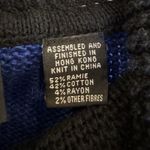 Vintage Carole Little Christmas Ugly Sweater Size M Holiday Nutcracker Tassels Blue Photo 5