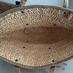 IKKS | women’s fringe, straw tote bag. Tan Photo 10