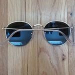 Ray-Ban Round Metal Sunglasses Gold/green Photo 4