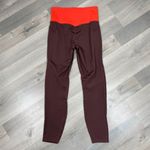 Athleta Tenacity Mesh Cutouts High Rise Powerlift Leggings Burgundy Small Photo 7