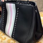 Prene love Black and Pink Women's Tote Bag Photo 4