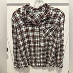Market & Spruce Women's Plaid Button-Up Shirt Photo 0