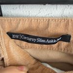 Talbots Tan Corduroy Slim Ankle Pant Womens 20W Careerwear Business Photo 4