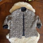 Vintage crinkled silk animal print oversized jacket mob wife aesthetic Size XL Photo 5