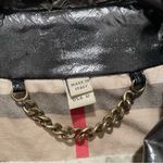 Burberry London Glossy Belted Double Breasted Trench Coat Black Women Size 12 Photo 8