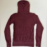 Nike  Womens Essential Vintage Full Zip Lightweight Hoodie Sweatshirt Burgundy XS Photo 1