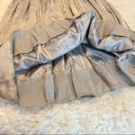 Forever 21  Metallic Silver Dress Size Large Party New Years Hoco Retro Photo 6