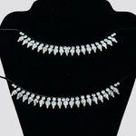 NWT nOir NYC Layered Black & Cubic Zirconia Choker Silver Photo 1