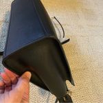 Michael Kors Graham Convertible Crossbody Handbag Satchel Black Leather Gold Photo 6