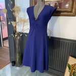 Patagonia  Bandha Dress Cap Sleeve Twist Bodice Royal Blue Gorpcore - Sz M 💚🎀 Photo 2