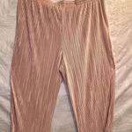 Calvin Klein Women's Pleated Wide Leg Pull On Pants Size XLarge Blush Photo 3