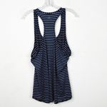 Athleta | Top Shine Navy and White Stripe Chi Racerback Tank Top Sz. 1x Photo 3