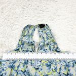 ASOS Blue Yellow Tiered Blouse 6 Photo 3