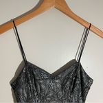 Diane Von Furstenberg  Metallic Pewter Top Photo 3