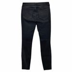 ZARA  Charcoal Coated Denim‎ Mid Rise Skinny Jean Photo 1