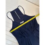 BCBGeneration  Drape Pocket Dress Navy Blue Pleated Cocktail Party Mini Size M Photo 5