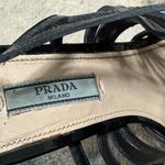Prada Black Patent Leather Caged Platform Sandals Size 38.5/7.5 Photo 7