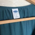 Old Navy Women's V-Neck Balloon Sleeve Blouse Bottle Blue Size Large Photo 1