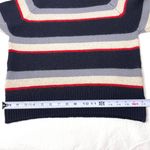 Italian Striped Wool Sweater Americana Crew Neck Long Sleeve Multi Size XS Photo 3