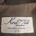 Krazzia Vintage Faux Suede Chocolate Brown Vest Women's Size Large Photo 2