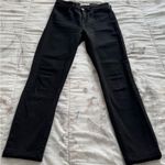 Everlane black high rise straight leg jeans, size 26” minimalist quiet luxury Photo 8
