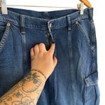 Gap  90s Loose Cargo Denim Skirt Long Length Photo 3