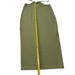 We Wore What  Size XS‎ Cutout Midi Skirt Sage Green Coastal Beach Party NWT Photo 8