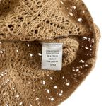 Simple Threads Tan Crochet Knit Polo Mini Dress Womens Small/Medium Vacation NWT Photo 4